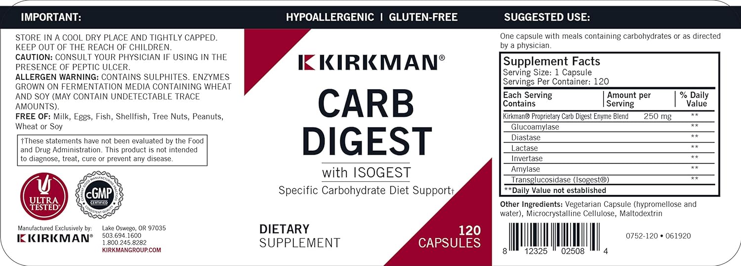 Kirkman - Carb Digest with Isoges