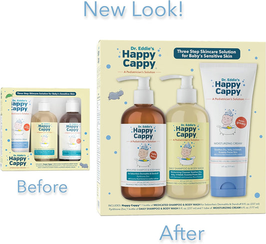 Happy Cappy Dr. Eddie's 3 Step Skincare Solution for Baby's