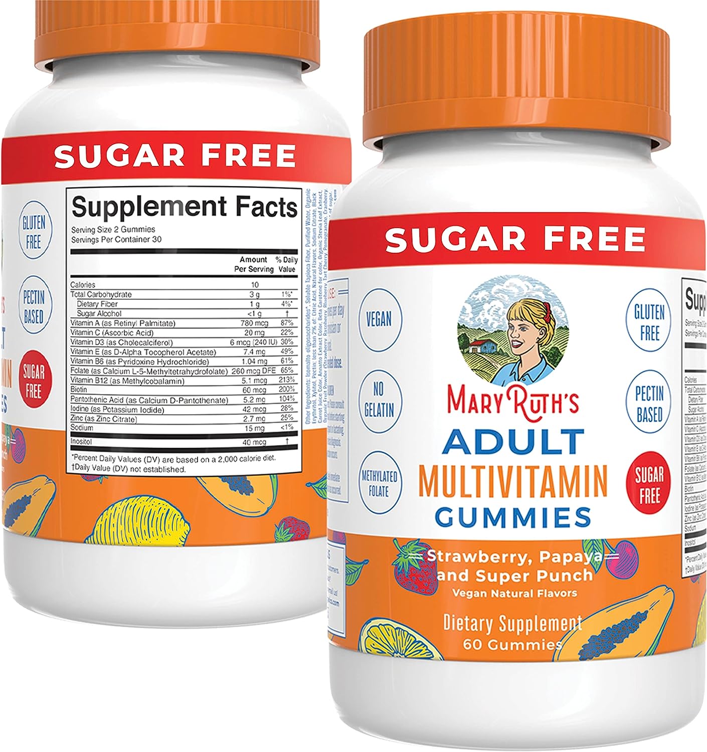 Maryruth'S Multivitamin For Women And Men | Sugar Free | Adult Multimi