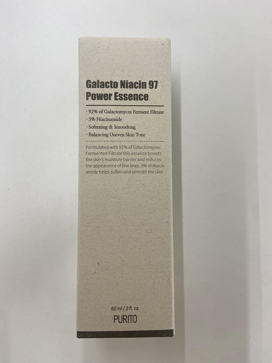 PURITO Galacto Niacin 97 Power Essence 2 . /92% galactomyces/fermented/Treatment essence/pore control