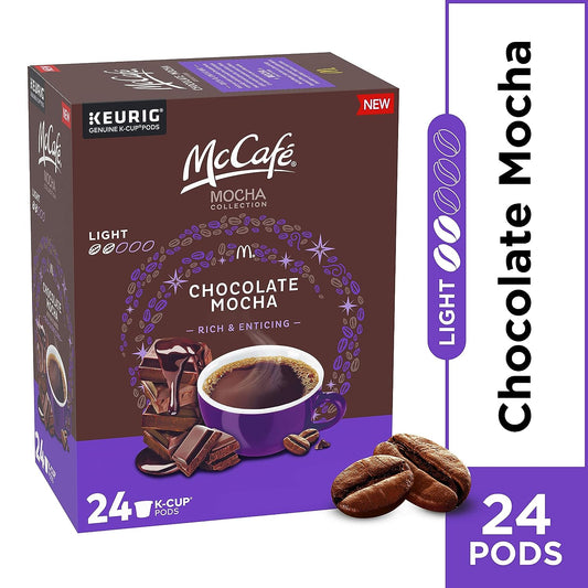 McCafé Mocha Collection Chocolate Mocha Light Roast K-Cup Coffee Pods (24 Pods)