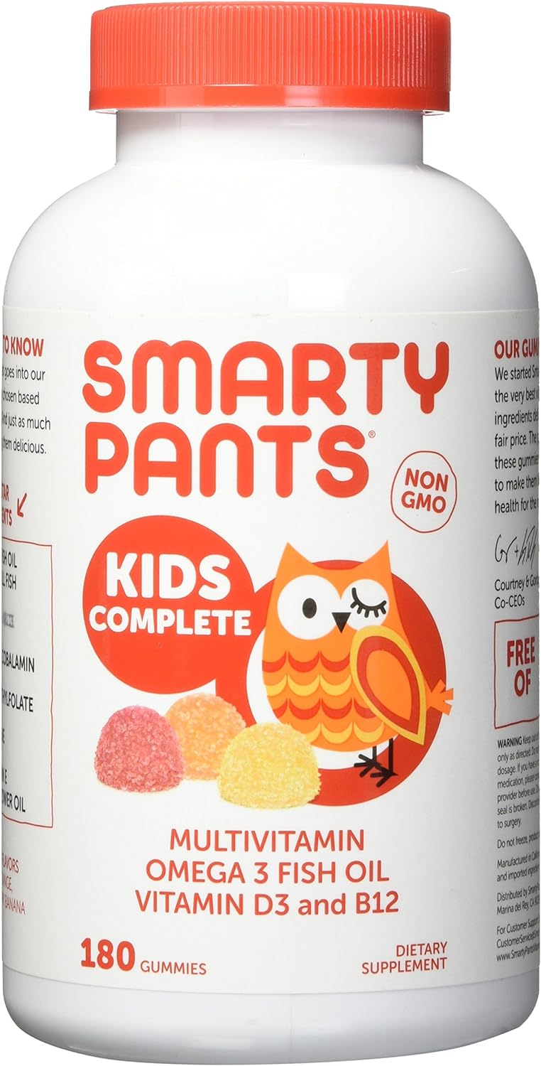 Smarty Pants Kids Complete Multi-Vitamin, 180 Gummies