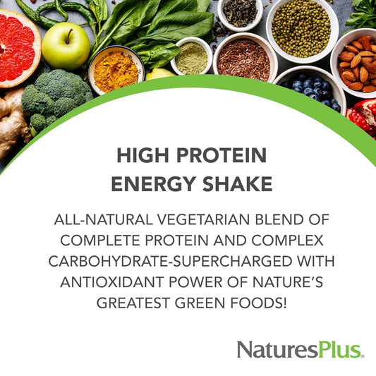 Naturesplus Fruitein Revitalizing Green Foods High Protein Energy Shak