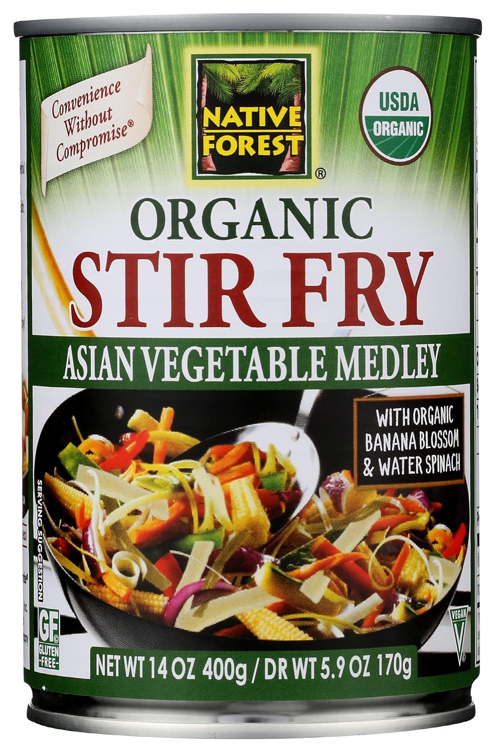 Native Forest Organic Stir Fry Asian Vegetable Medley, USDA Certified 