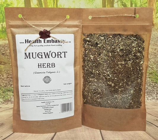 Health Embassy Mugwort Herb (Artemisia Vulgaris L.) Loose Herbal Tea