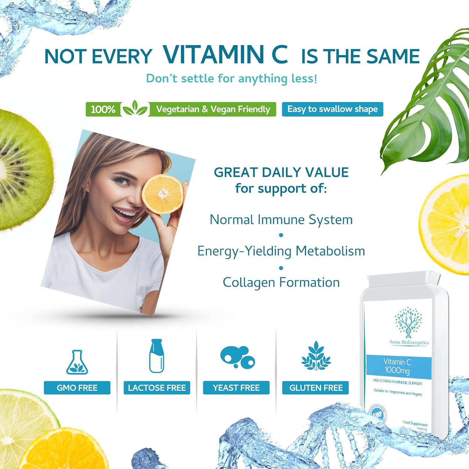 Vitamin C 1000mg 120 Tablets – High Strength Immune Support contribute