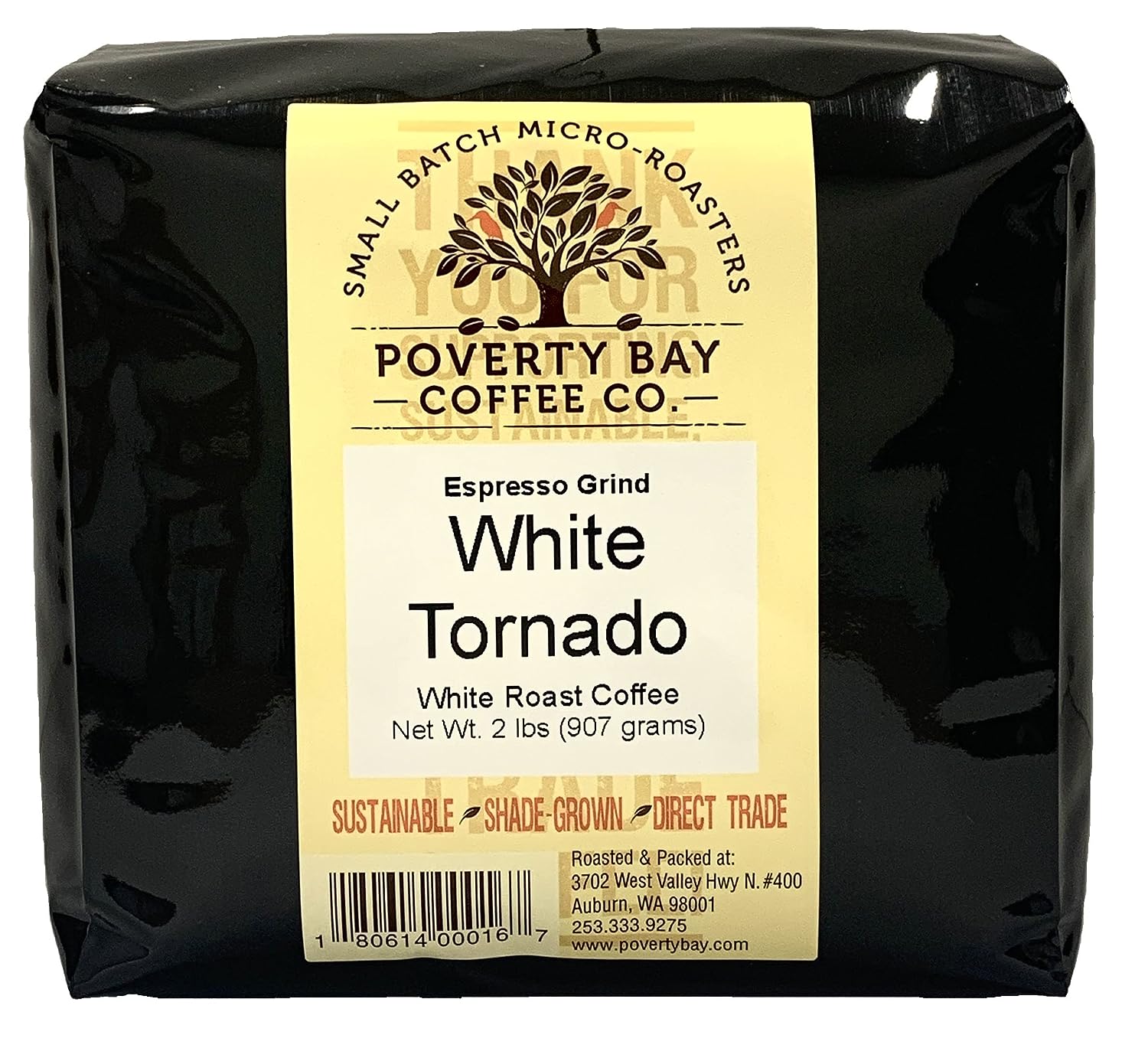White Coffee Bag Of White Coffee Beans Roasted By Poverty Bay Coffee Co, Ground White Coffee, Special Grind - What Is White Coffee