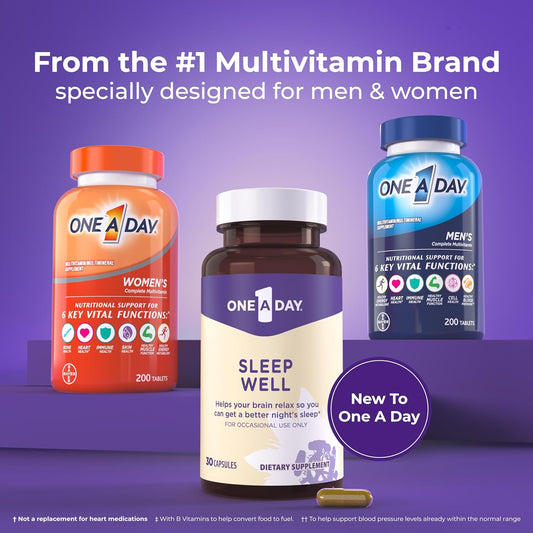 One-A-Day Sleep Supplement - Sleep Supplements For Adults, Sleep Suppo
