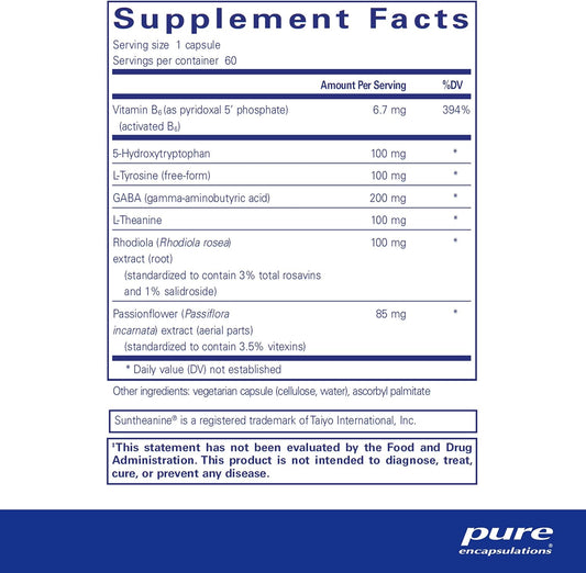 Pure Encapsulations Emotional Wellness | Supports Mental Well-Being An