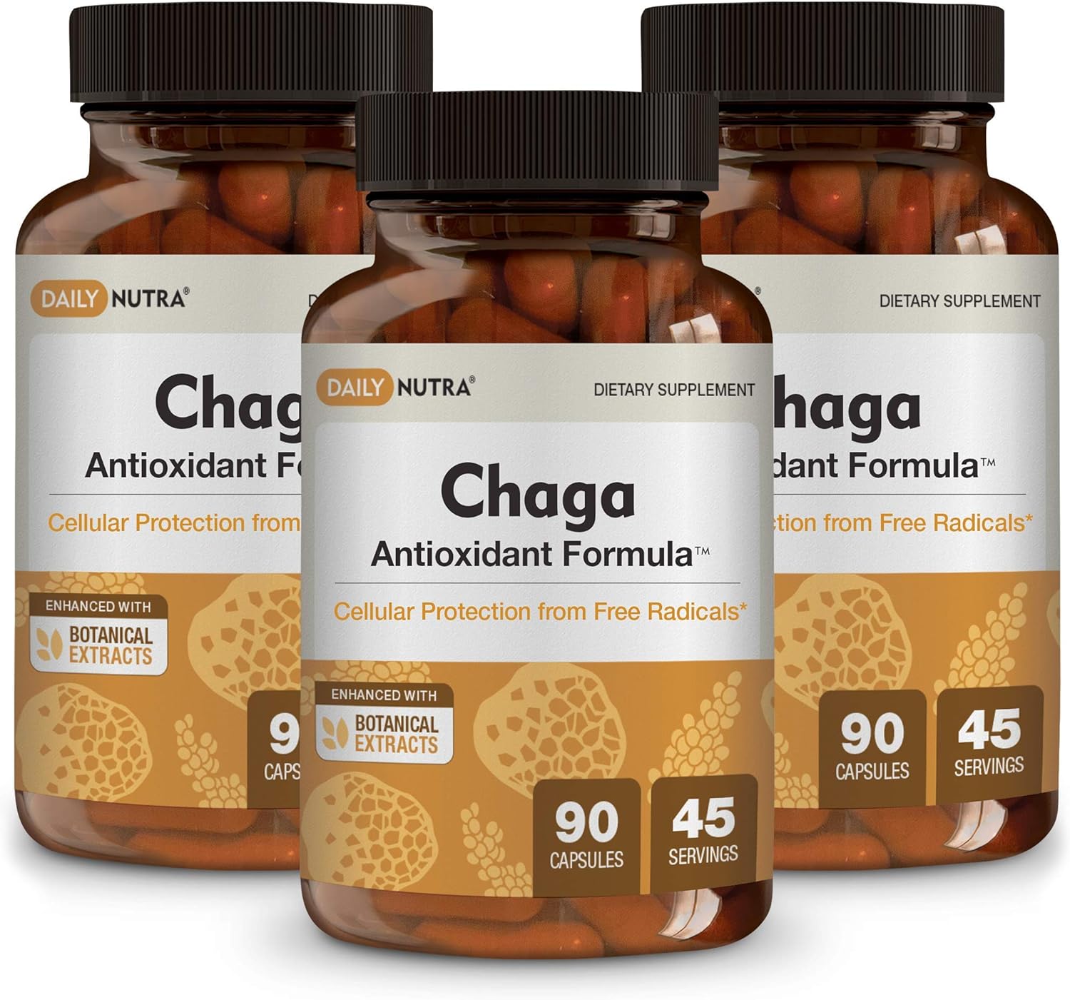 DailyNutra Chaga Antioxidant Formula Superfood Supplement - Protection