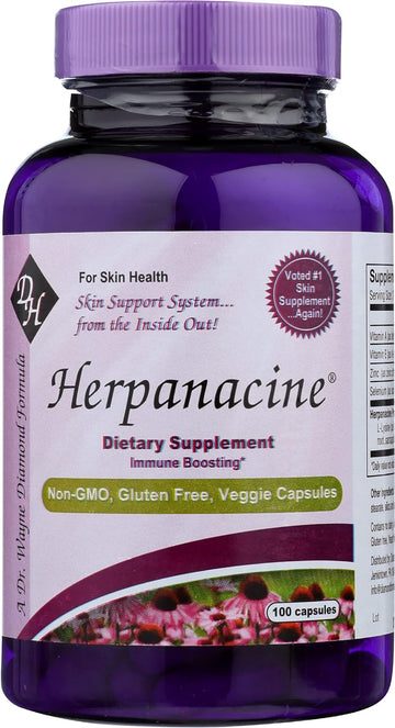 Diamond Herpanacine Herpanacine Skin Support Capsules, 100 Ct