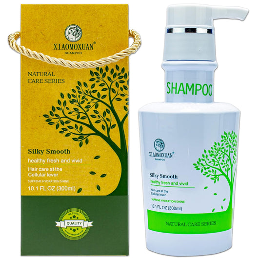 Xiaomoxuan Organic Tea Tree Oil Moisturizing Shampoo Sulfate-Free Paraben-Free - Revitalize and Restore Shampoo - All-Natral Hair Moisturizer and Deep Scalp Cleansing Shampoo Fortify Hair Treatment