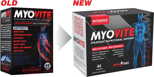 Myogenix Myovite Multivitamins for Athletes - High Performance Vitamin