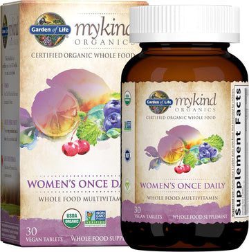 Garden Of Life Organics Women'S Once Daily Multi - 30 Tablets, Whole F