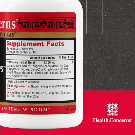 Health Concerns Stomach Caps - Digestion Supplement - Aids Herbs For D