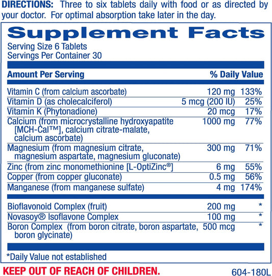 Anabolic Laboratories Bone Support Calcium Complex - 180 Tablets For B