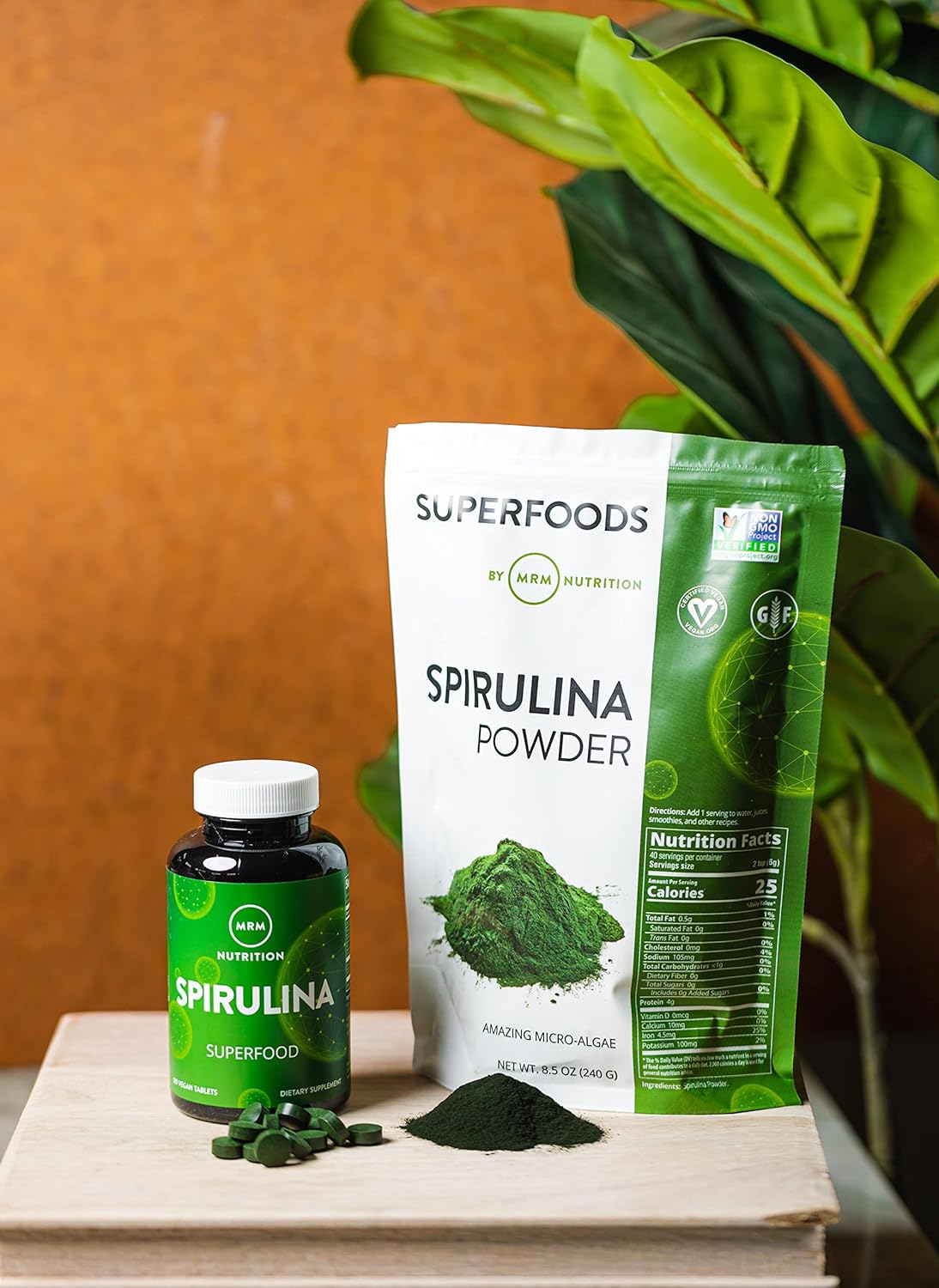 MRM Super Foods - Spirulina Powder, 8.5 Ounce8.5 Ounce (Pack of 1)