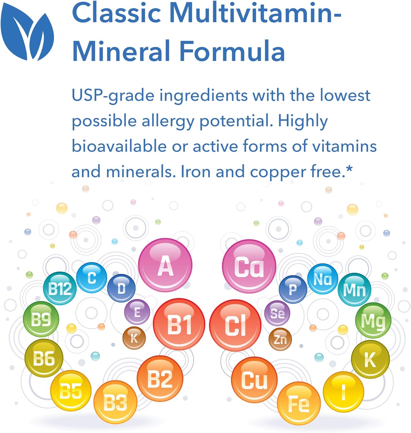 Allergy Research Group - Multi-Vi-Min Without Copper and Iron - Hypoal