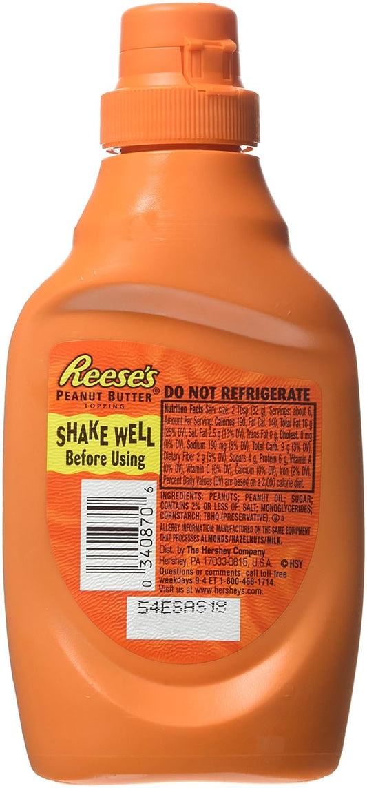 Reese's Peanut Butter Topping, 7 oz, 3 pk