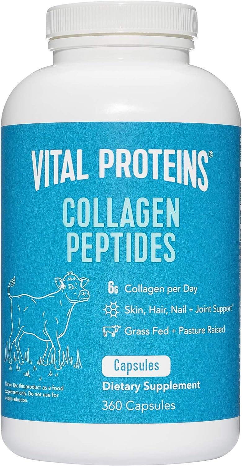 Vital Proteins Collagen Pills Supplement (Type I, III), 360 Collagen C10.56 Ounces
