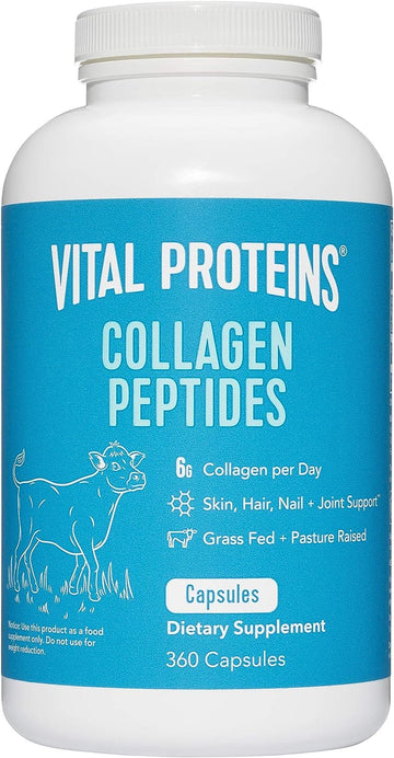 Vital Proteins Collagen Pills Supplement (Type I, III), 360 Collagen C10.56 Ounces