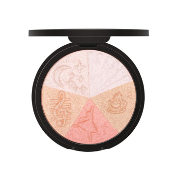 Bolver Highlighter Makeup Palette, Powder Palette Facial Bronzers Illuminator Palette Highlighter Baked Waterproof Long Lasting. (H05)