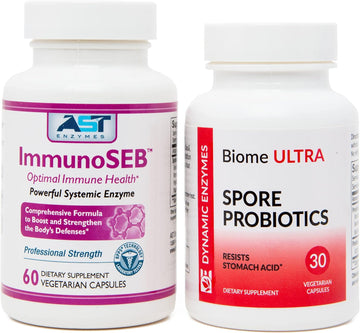 ImmunoSEB (60 caps) & Biome Ultra (ProbioSEB CSC3) (30 caps)