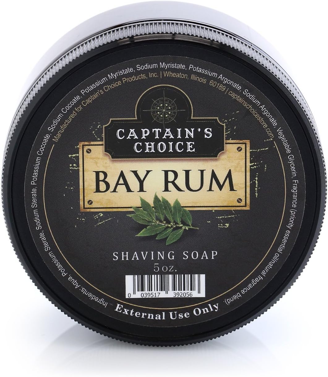 Captain's Choice Bay Rum Shaving Soap - 5