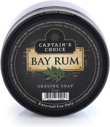 Captain's Choice Bay Rum Shaving Soap - 5