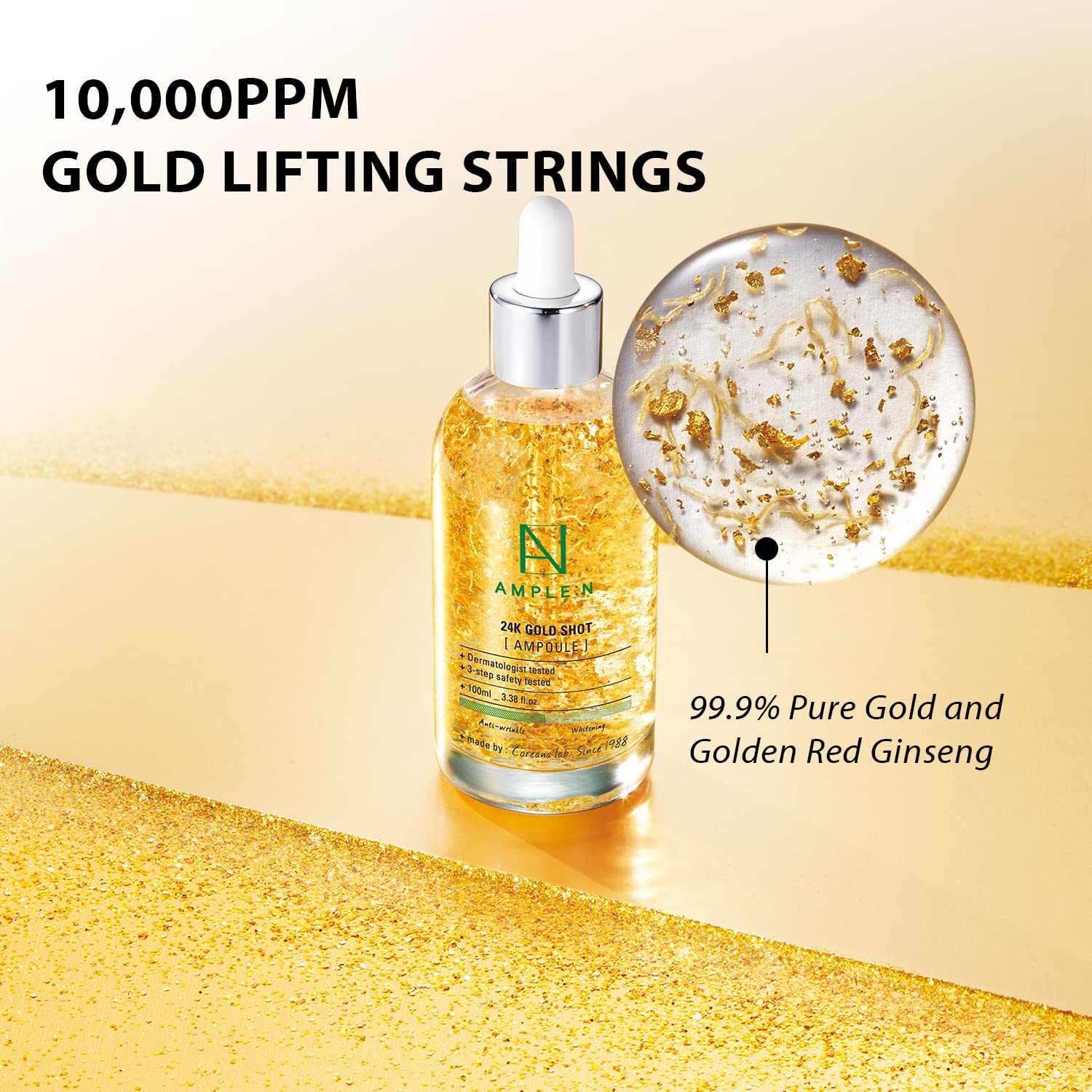 Esupli.com AMPLE:N 24k Gold Shot Ampoule - 24K Gold Anti Aging Serum – 