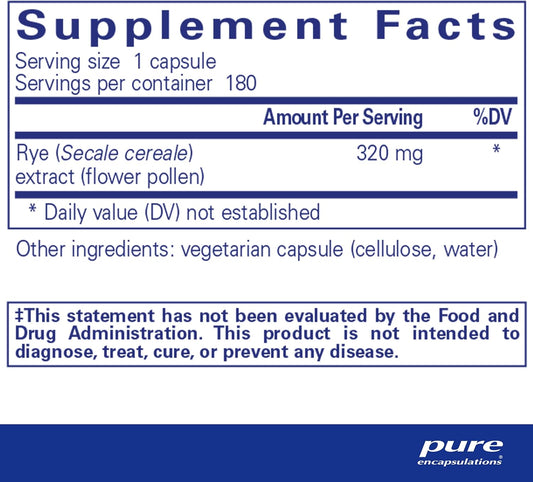 Pure Encapsulations Prostaflo | Hypoallergenic Supplement With Concent