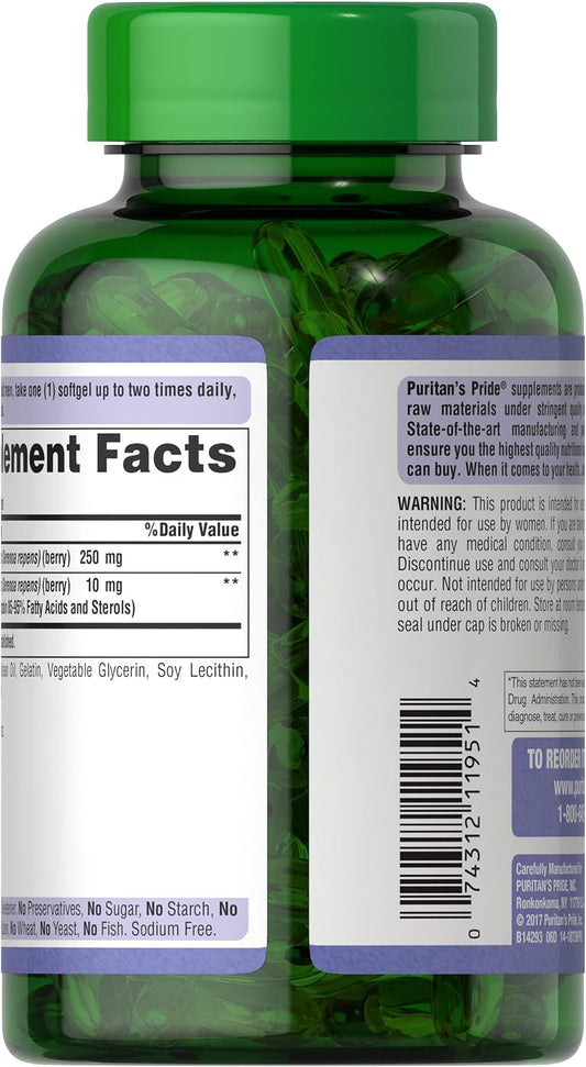 Puritan's Pride Saw Palmetto Extract, Supports Urinary Function and Pr