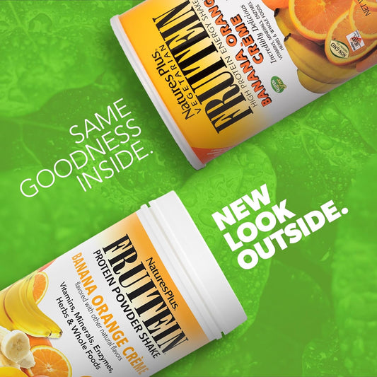 Naturesplus Fruitein Banana Orange Creme Shake - 2.8 Lbs - 10 Grams Of