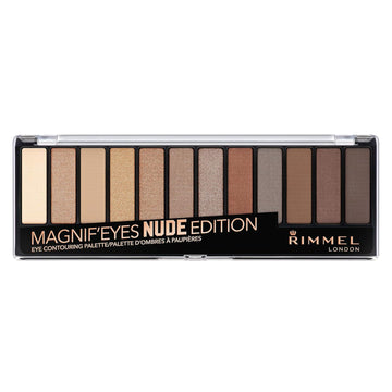 Rimmel Magnif'eyes Eyeshadow Palette, 001 Nude Edition, Pack of 1