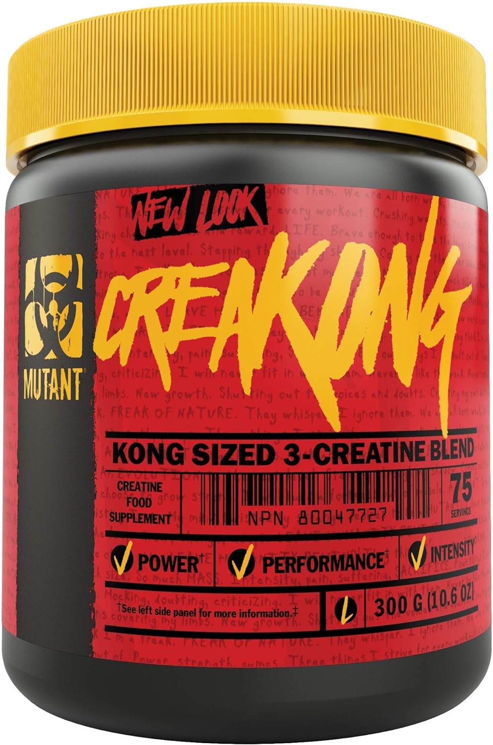 Mutant Creakong, Creatine Supplement and Workout Boost Absorption Acce