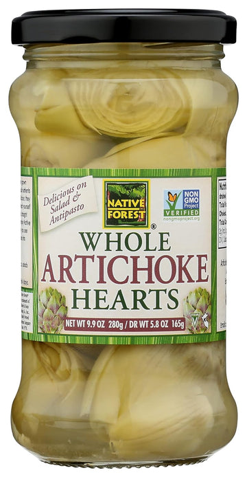 Native Forest Fancy Whole Artichoke Hearts, Gluten Free & Non-GMO, 9.9