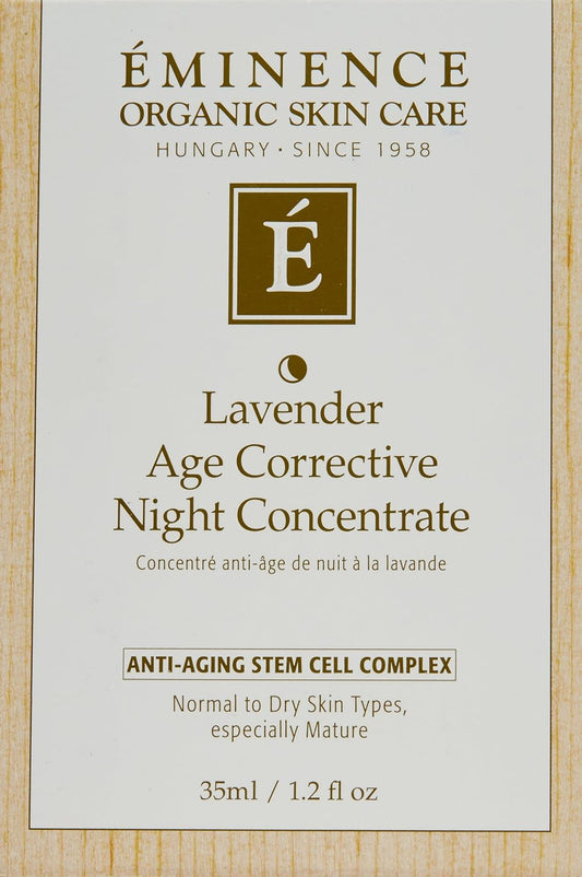 Eminence Lavender Age Corrective Night Concentrate, Normal To Dry Skin, Especially Mature, 1.2