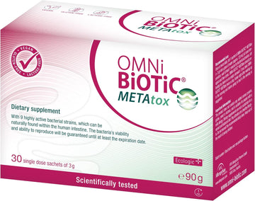 Omni Biotic Metatox | 30 Sachets | 9 Bacterial Strains | 15 Billion Ba146 Grams