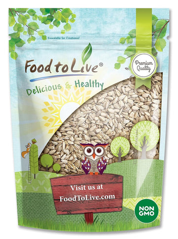 Sunflower Seeds - Kernels, No Shell, Kosher, Raw, Vegan, Sirtfood, Bulk
