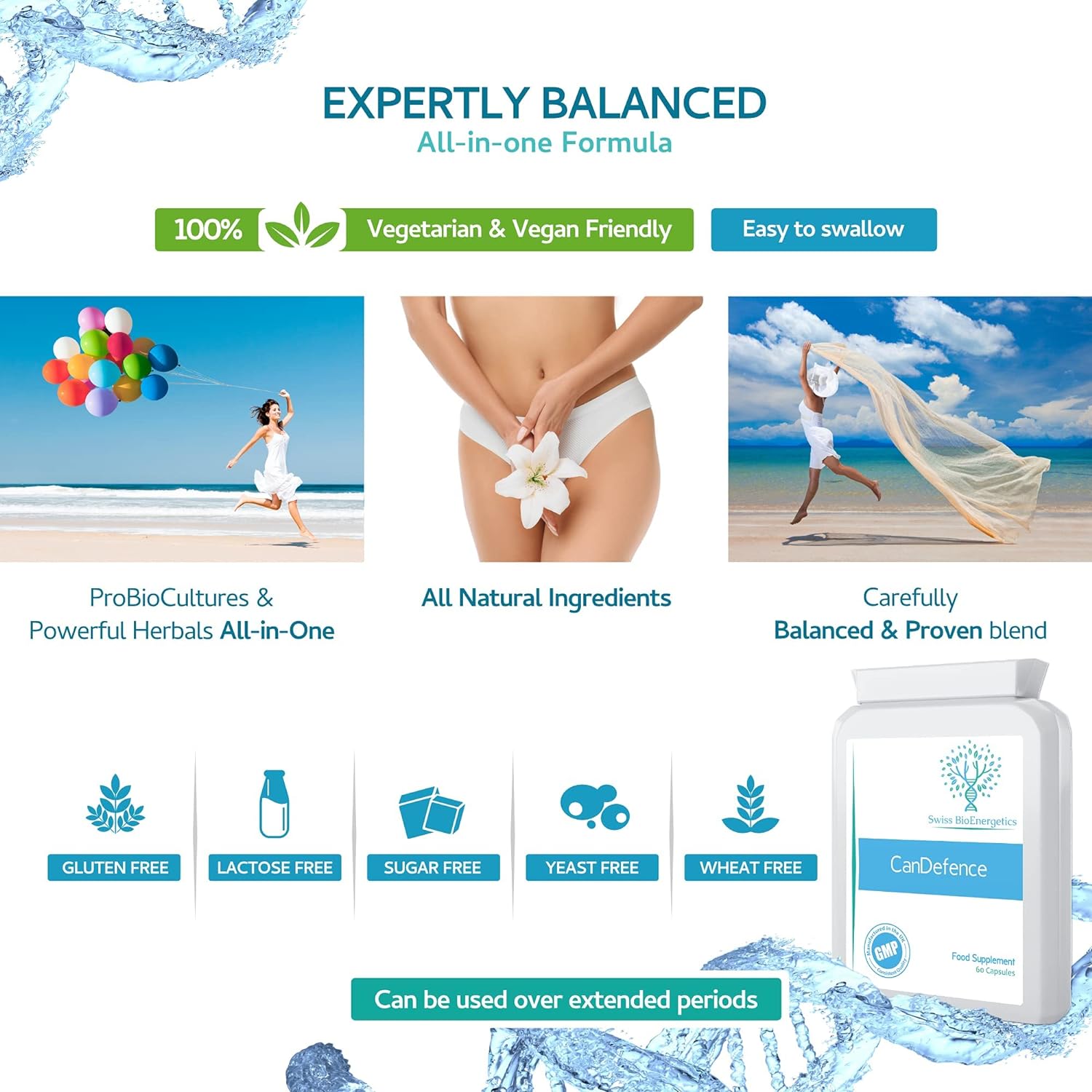 CanDefence 60 Capsules - Candida Support - Ultimate Extra Strength All