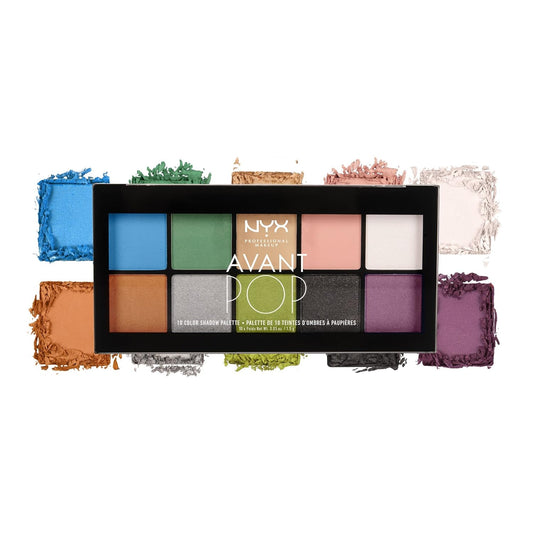 NYX PROFESSIONAL MAKEUP Avant Pop! Shadow Palette, Art Throb, 0.5