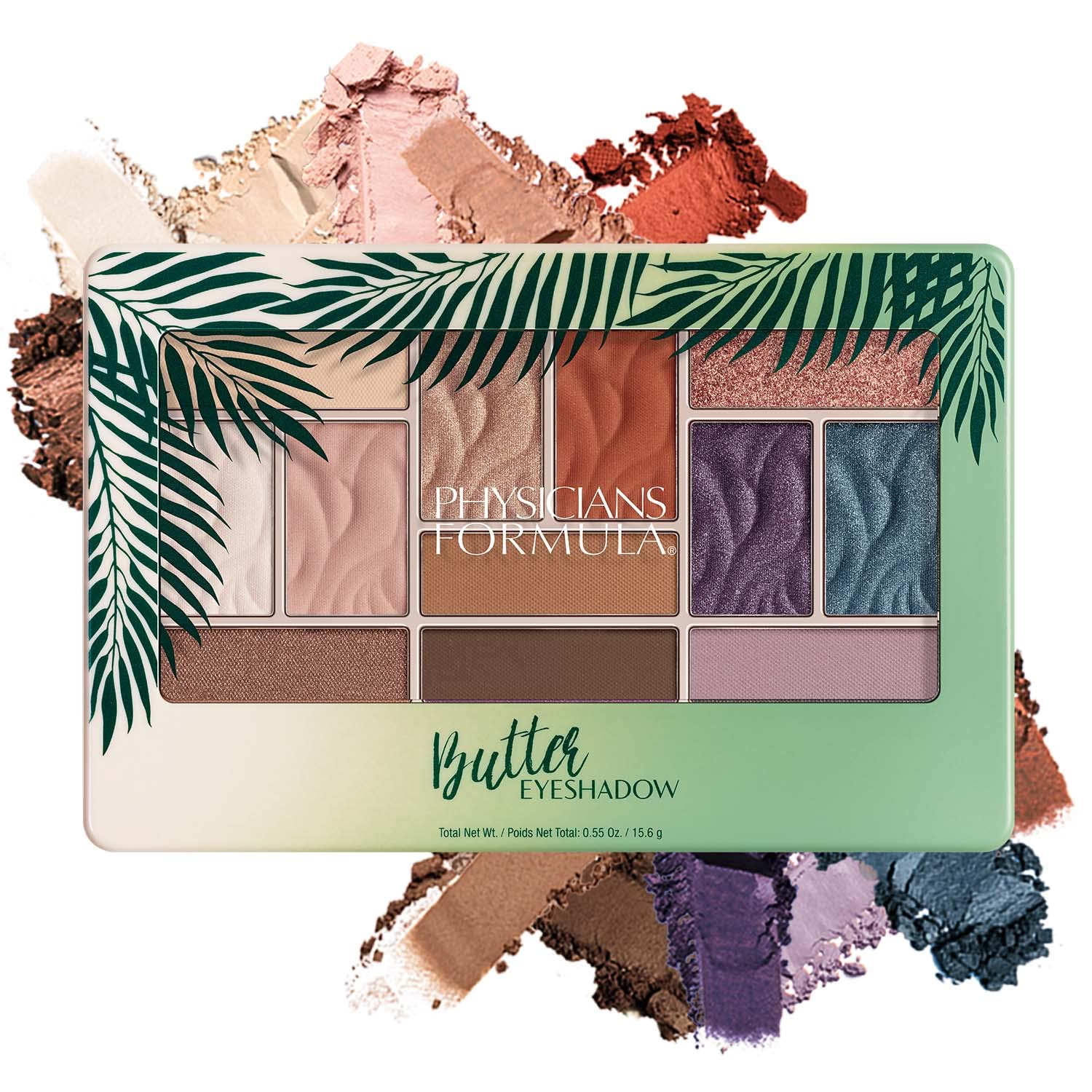 Physicians Formula Murumuru Butter Eyeshadow Palette, Dermatologist Approved, Tropical Days