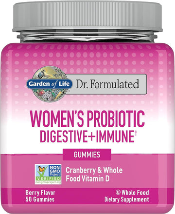 Garden Of Life Dr. Formulated Women'S Probiotic Gummies 50Ct (Cranberr