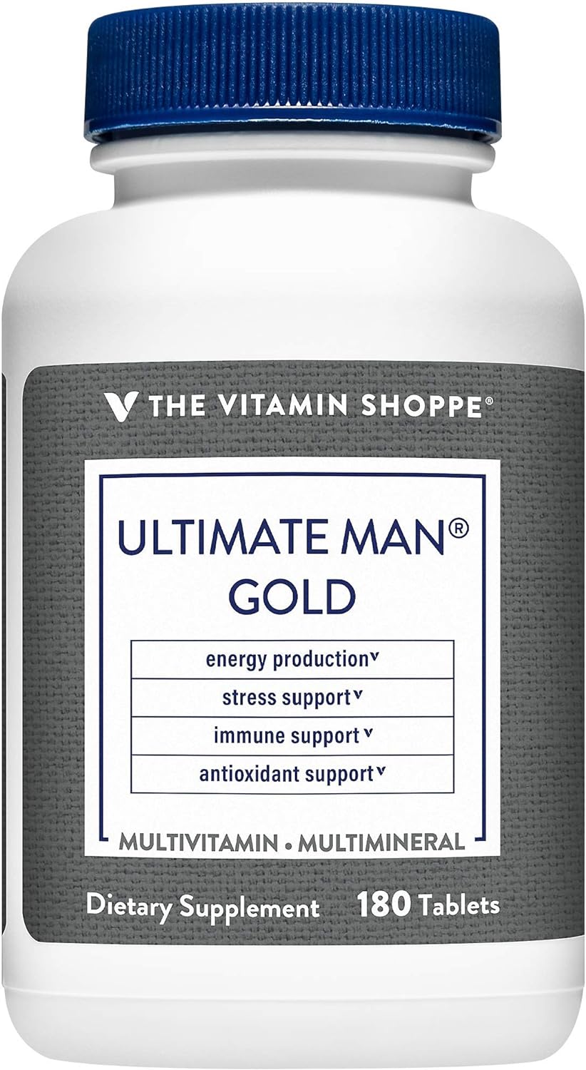 Ultimate Man Gold Multivitamin, High Potency Multi  Energy & Antioxid