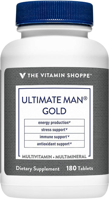 Ultimate Man Gold Multivitamin, High Potency Multi  Energy & Antioxid
