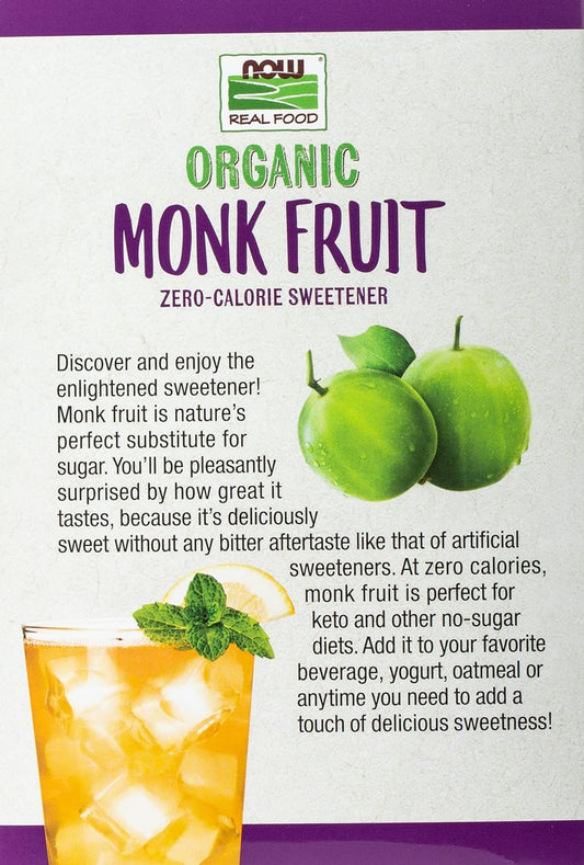 NOW Foods Monk Fruit Organic, 70 Packet