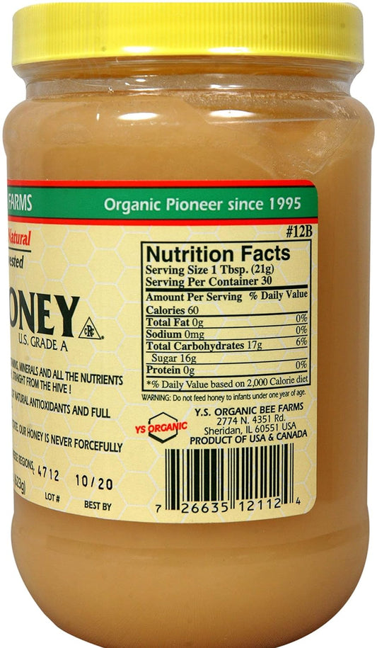 Y.S. Eco Bee Farms Raw Honey - 22 oz