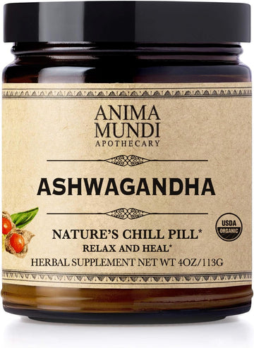 Anima Mundi Ashwagandha Powder - Organic Ashwagandha Root Powder Sourc
