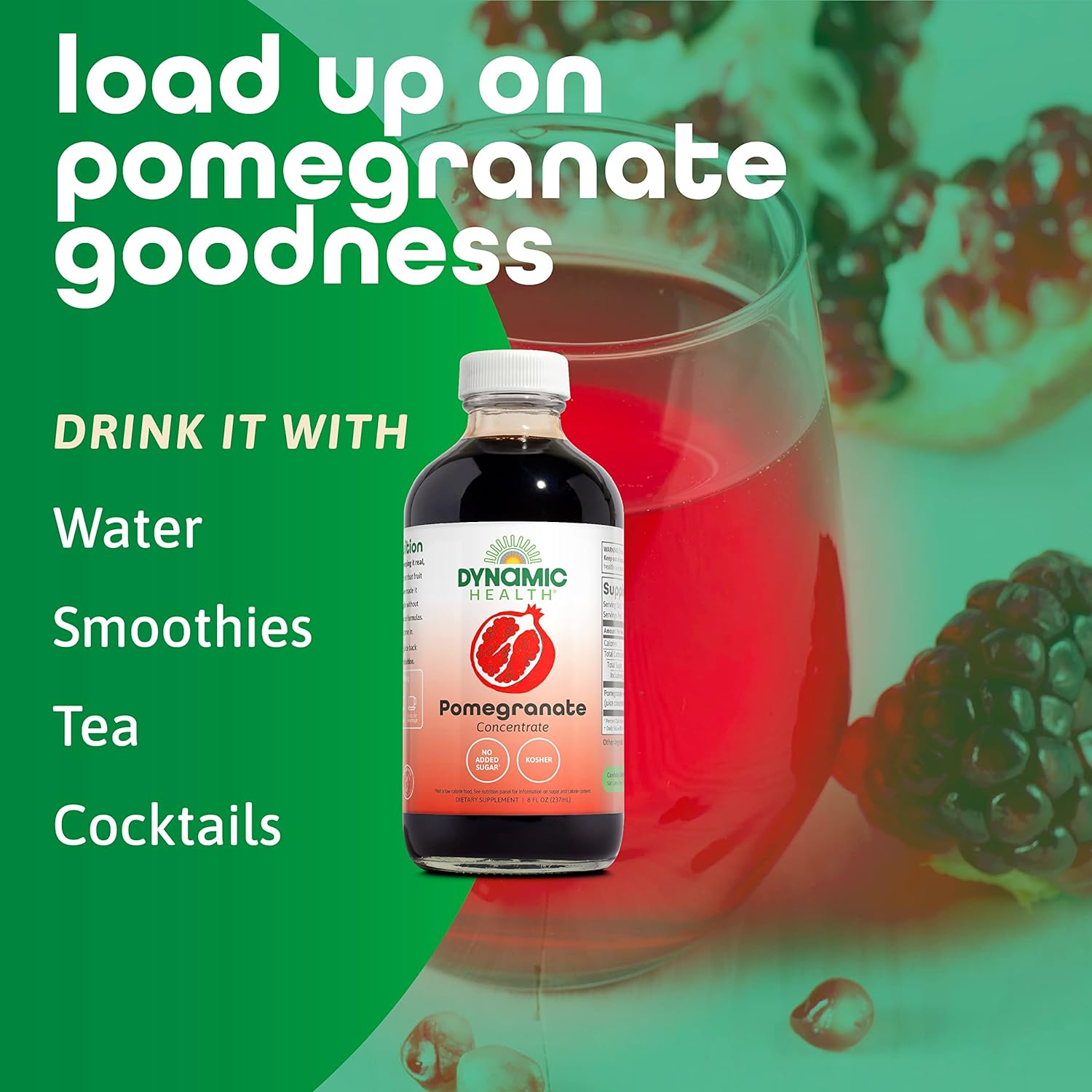 Dynamic Health Pomegranate Juice Concentrate | No Additives or Preserv
