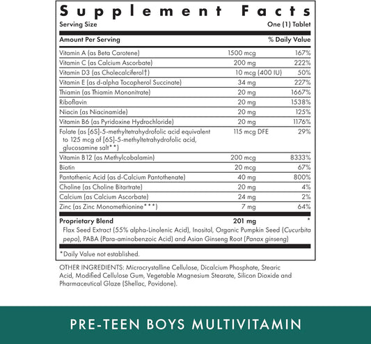 MICHAEL'S Health Naturopathic Programs Pre-Teen Boys Daily Multivitami